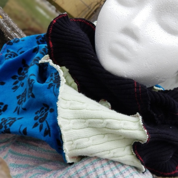 Sweater Infinity Snood Upcycled Scarf - Picture 4 of 5